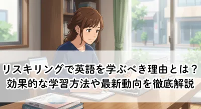 リスキリングで英語を学ぶべき理由とは？効果的な学習方法や最新動向を徹底解説